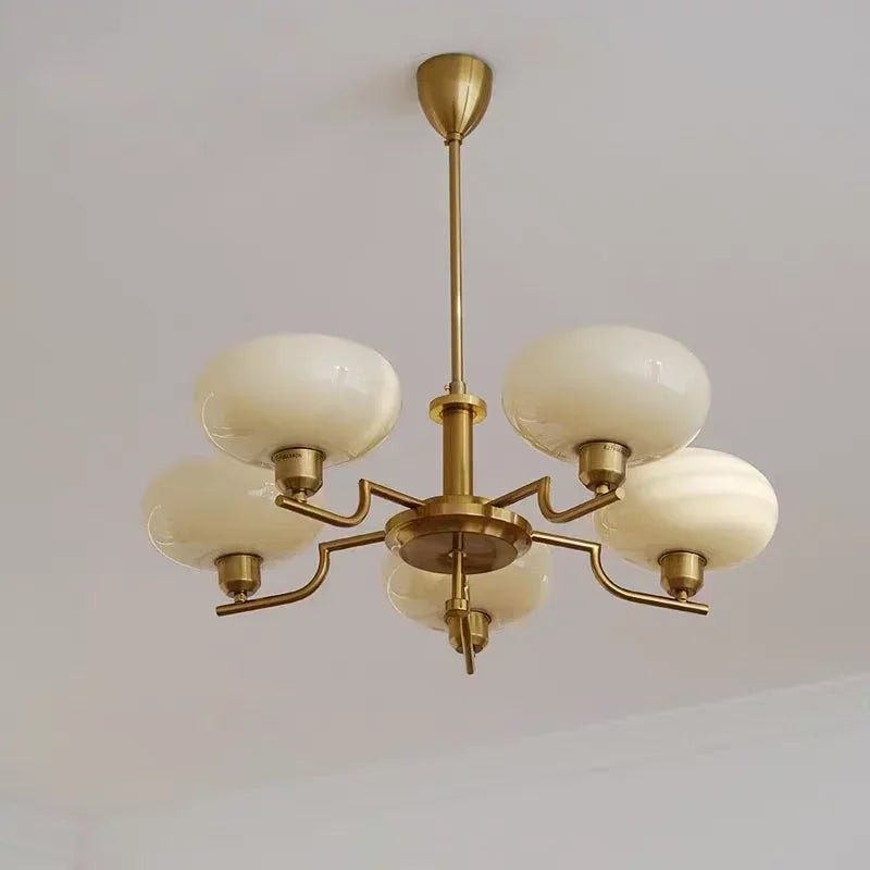 Glass Chandelier Pendant Light Fixture
